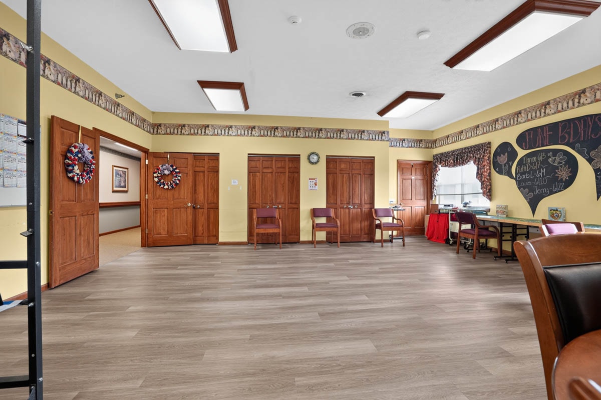 Community room at Golden Heights