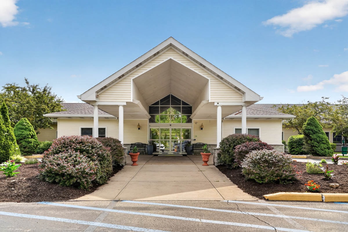 Main entrance at Golden Heights Personal Care Home