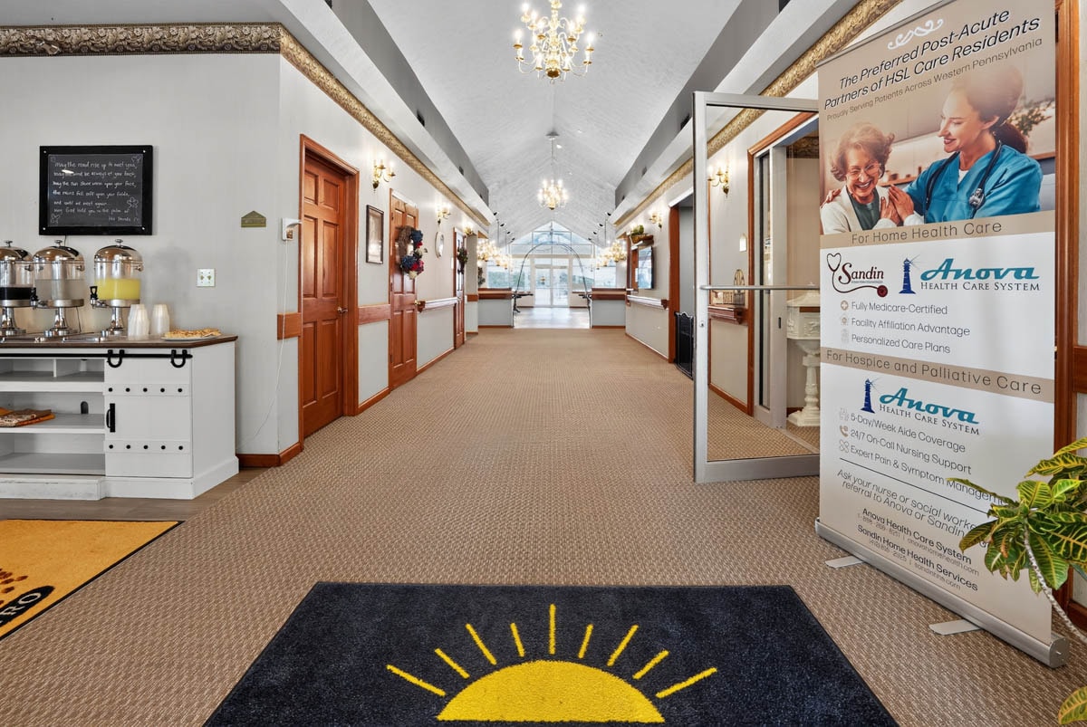 Welcoming entrance at Golden Heights